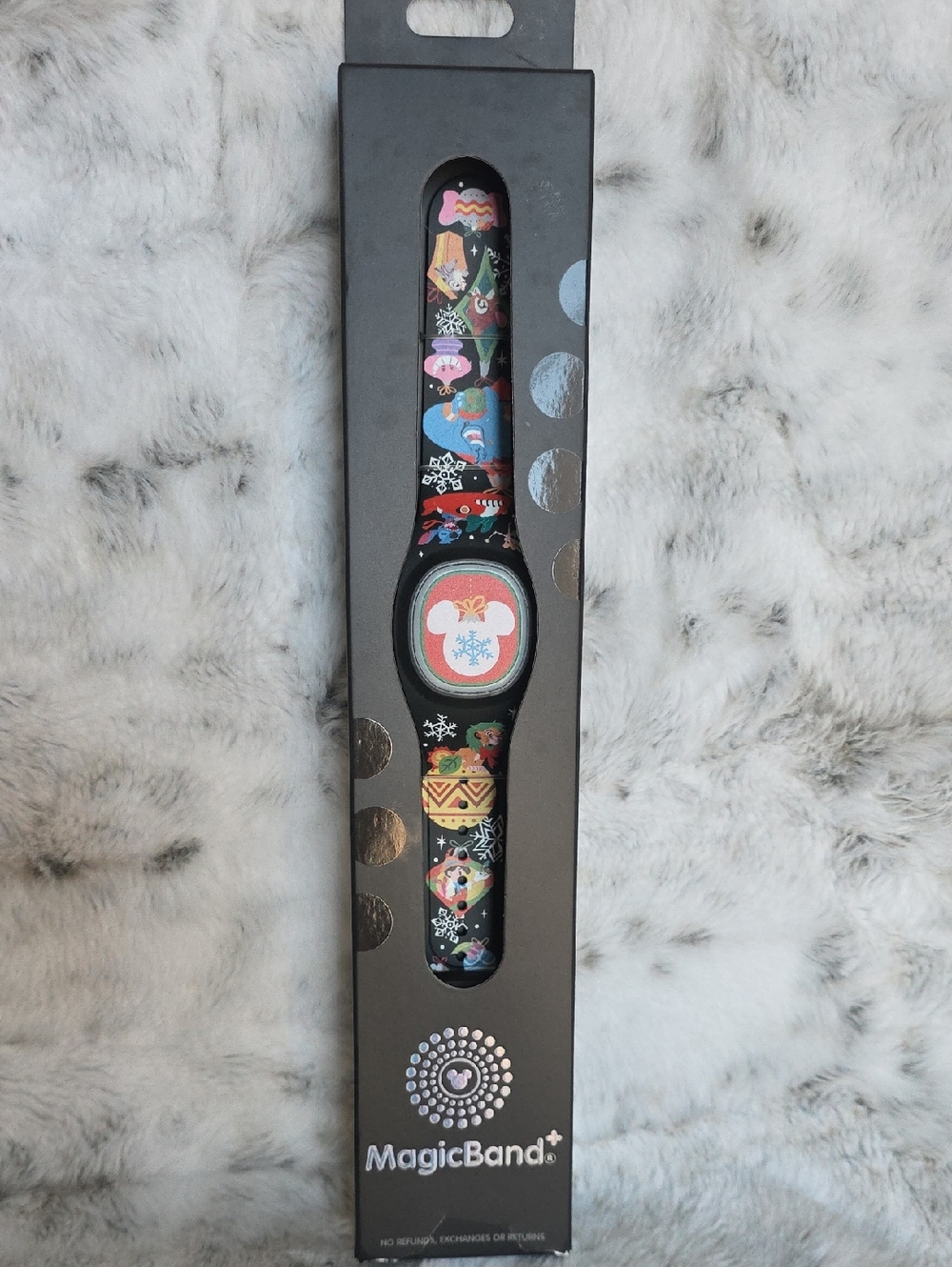 Disney MagicBand+with Multicolor Holiday Icons